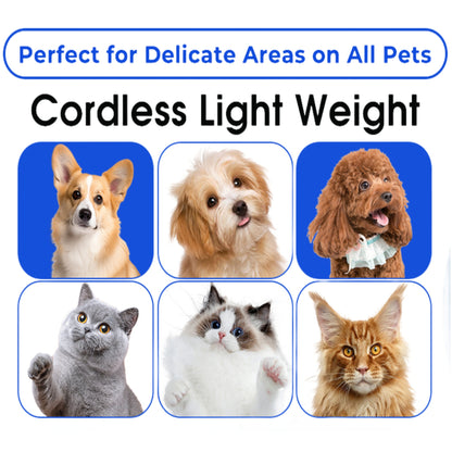 SAMFAT Vacuum Pet Paw Clipper Dog Hair Grooming Trimmer Kit Rechargeable Cat Shaver Clippers