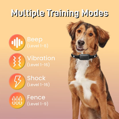 Wireless Dog Fence for 2 Dogs, Electric Dog Fence with 3 Training Modes, Dog Training Collar