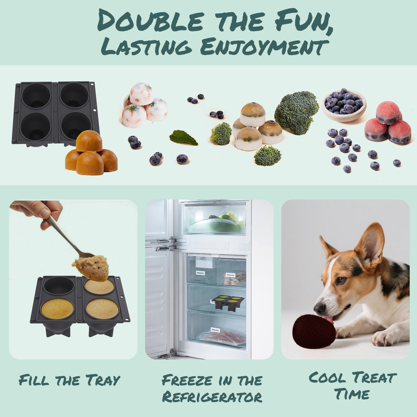 Treat Dispensing Dog Chew Toy – Freezable Fillable Rubber Enrichment Lick Toy with Dragon Egg Design, Long-Lasting Interactive Puzzle Toy for Dogs to Keep Them Busy (Red)