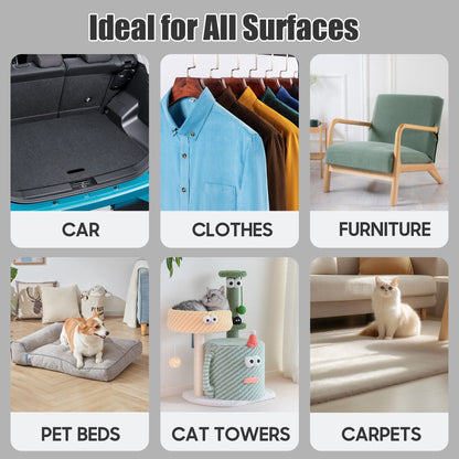 SAMFAT Pet Hair Removal Tool - Dog Hair Remover for Carpets, Couch, Car Interior, Dog Bed, Cat Mats, Reusable Cleaning Lint Brushes, Portable Carpet Scraper