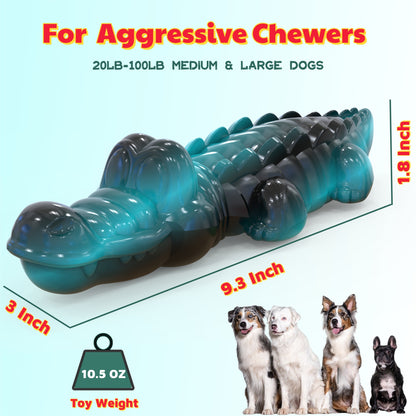 Dog Toys for Aggressive Chewers, Indestructible Nylon Dog Toys, Durable Interactive Dog Chewing Toys for Medium Large Dogs to Keep Them Busy