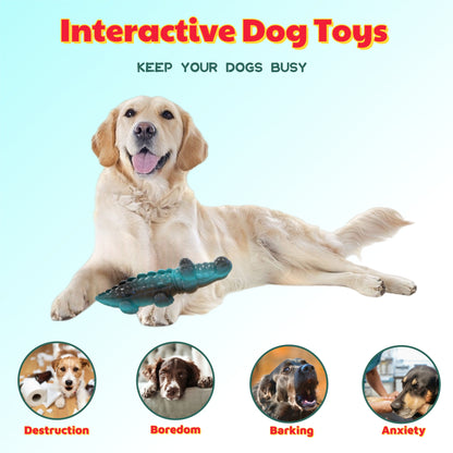 Dog Toys for Aggressive Chewers, Indestructible Nylon Dog Toys, Durable Interactive Dog Chewing Toys for Medium Large Dogs to Keep Them Busy