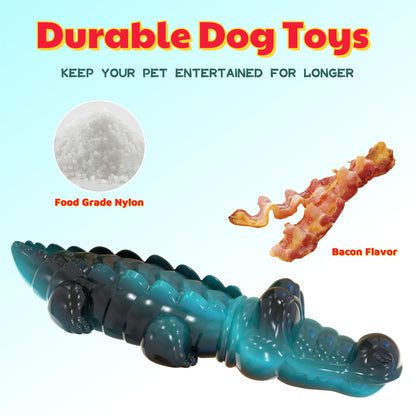 Dog Toys for Aggressive Chewers, Indestructible Nylon Dog Toys, Durable Interactive Dog Chewing Toys for Medium Large Dogs to Keep Them Busy