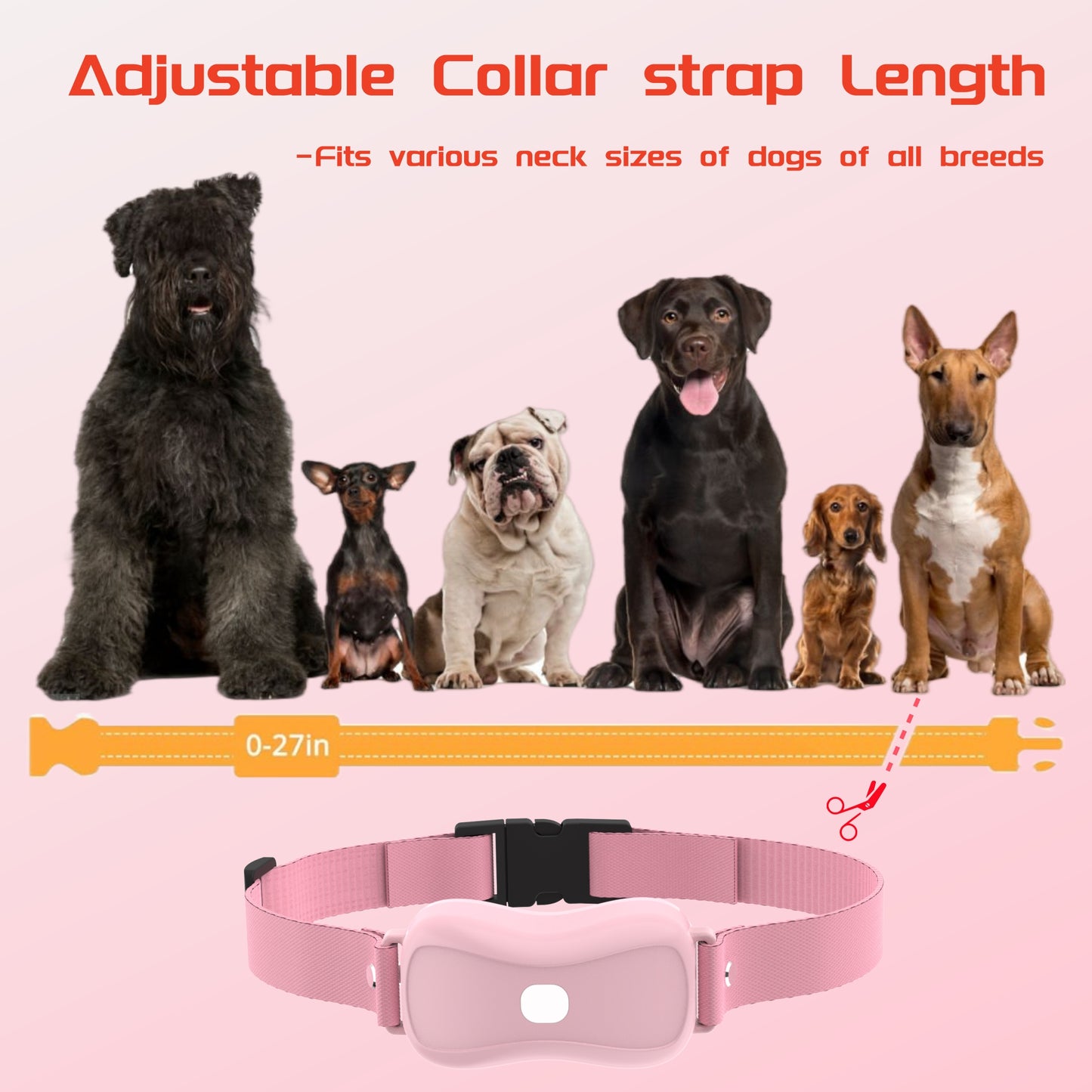 Dog Shock Collar with Remote 3300Ft 3 Correction Modes Rechargeable Training E Collar