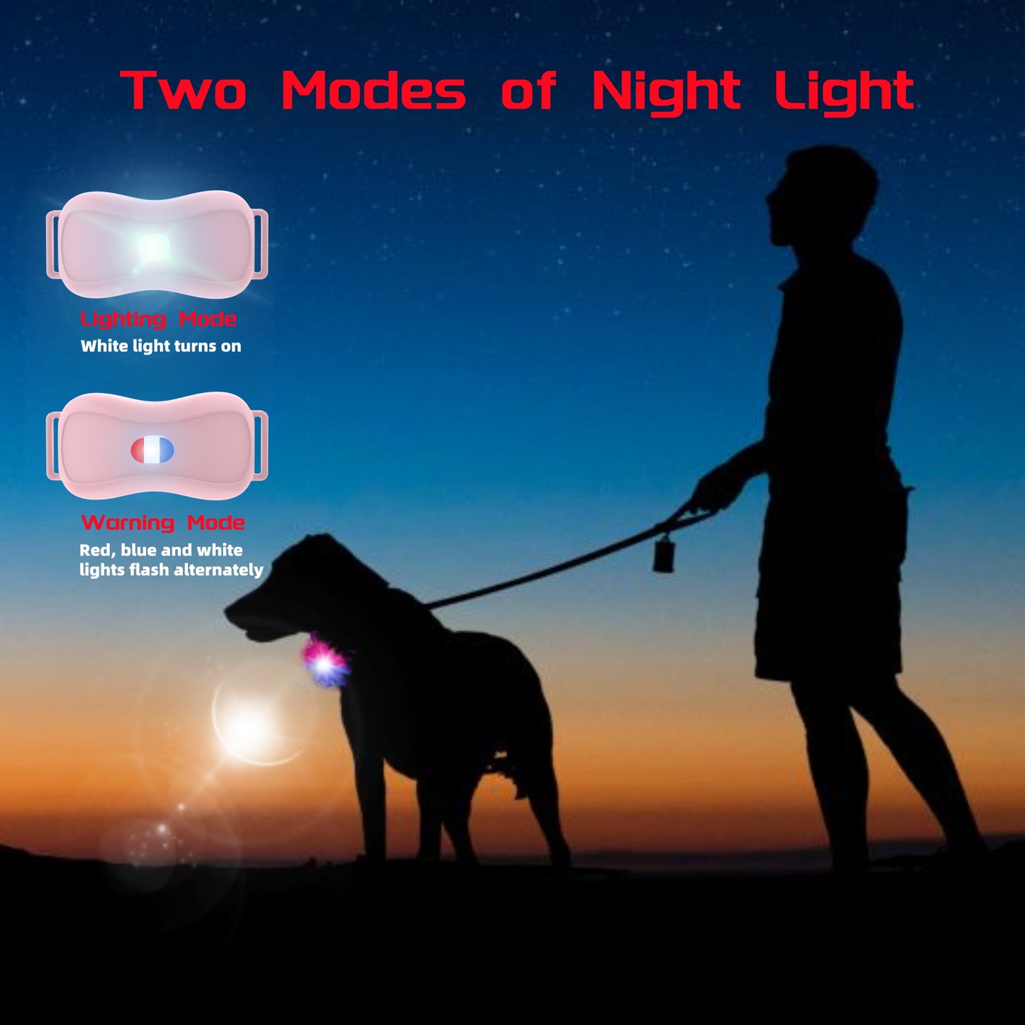 SAMFAT Dog Training Collar with Remote 3300Ft 3 Correction Modes Rechargeable Shock E Collar