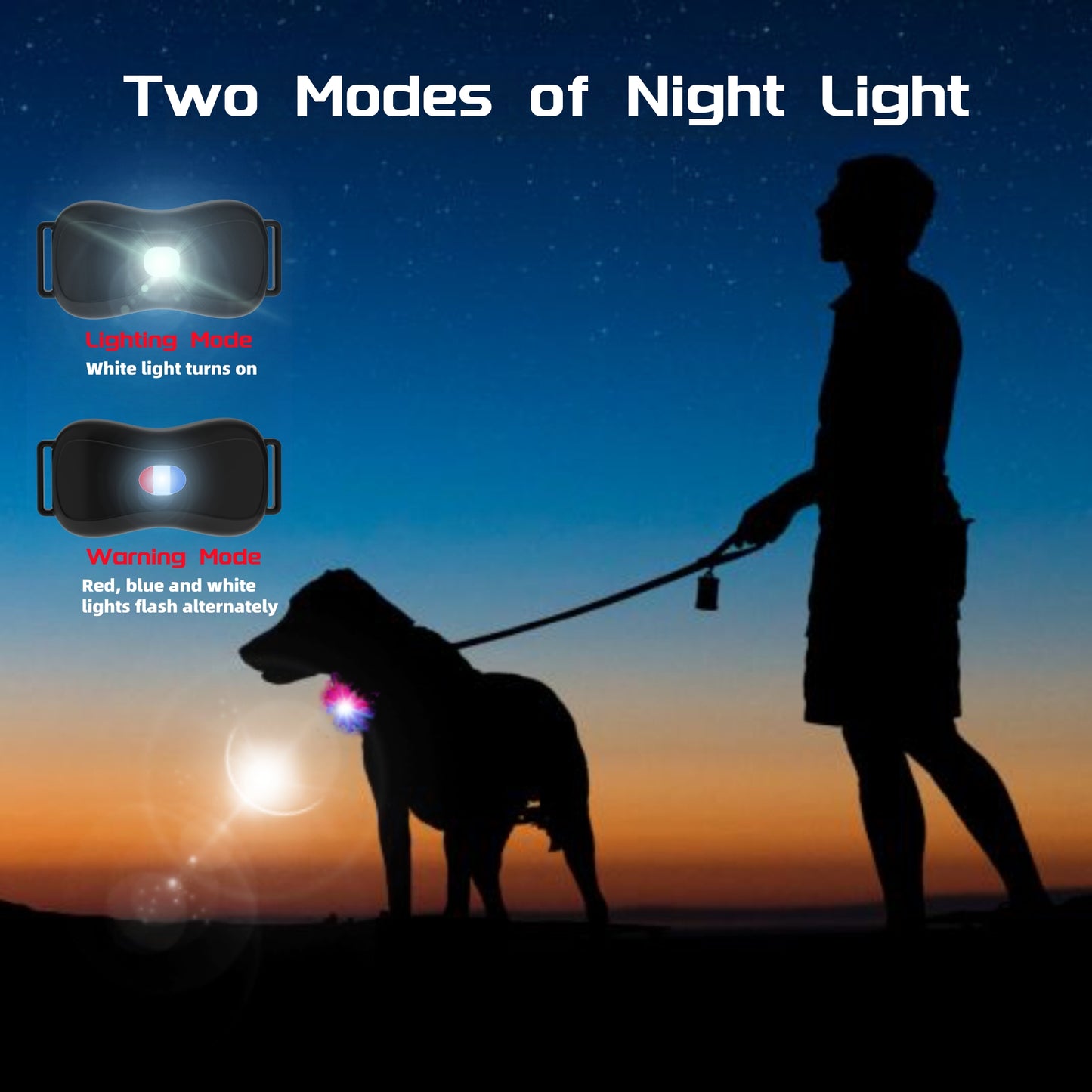 SAMFAT Dog Shock Collar with Remote 3300Ft 3 Correction Modes Rechargeable Training E Collar